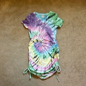 Pink Tie Dye Sinch Dress